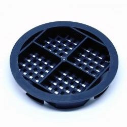 Anthracite Grey Dark Grey 68 mm Round Soffit Vent Disc Vent Push In