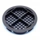 Brown 68mm Round Disc Vent
