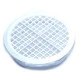 White Soffit Vents 68mm Round Disc