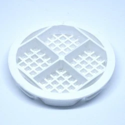 White 68mm Round Disc Vent