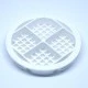 White 68mm Round Disc Vent
