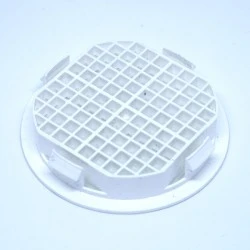 White 68mm Round Disc Vent