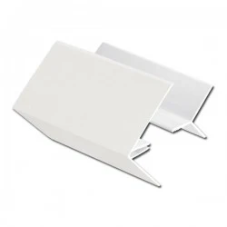 Foiled White 2-Part External Edge Trim Foiled White 2-Part External Edge Trim