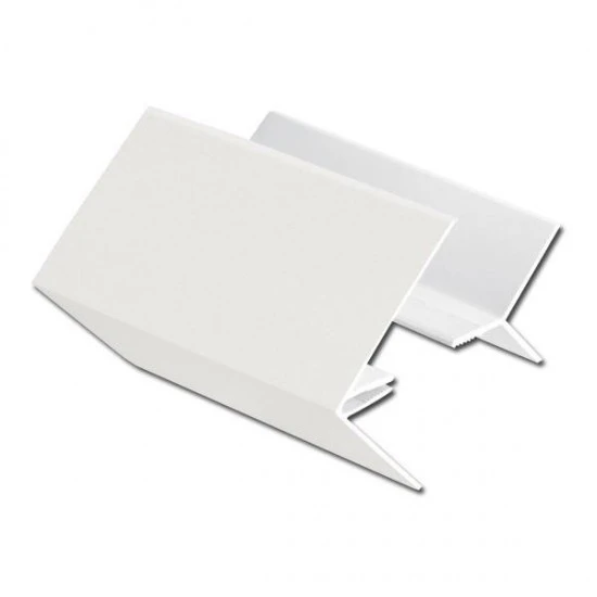 Foiled White 2-Part External Edge Trim Foiled White 2-Part External Edge Trim