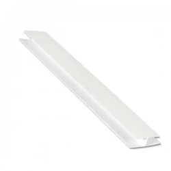  H-Section Soffit Joint Trim 5m Foiled White