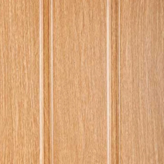 300mm Hollow Soffit Board Tongue & Groove - Irish Oak - uPVC