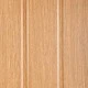 300mm Hollow Soffit Board Tongue & Groove - Irish Oak - uPVC