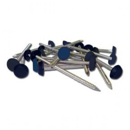 Blue 65mm Plastic Head Top Pins - 100 Pieces | Extended Length Fixing Solution