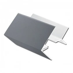 Slate Grey 2-Part External Edge Trim - RAL 7015 Slate Grey 2-Part External Edge Trim - RAL 7015