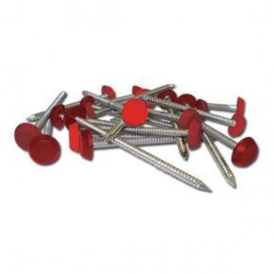 Polypins and Nail in Wine Red - 30mm