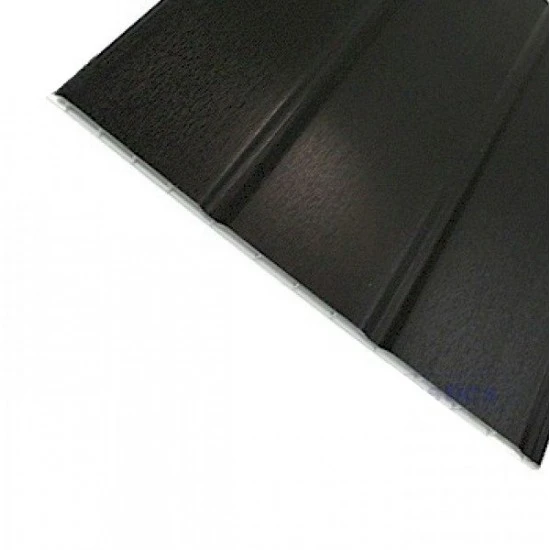 300mm Hollow Soffit Board Tongue & Groove - Black Ash - uPVC