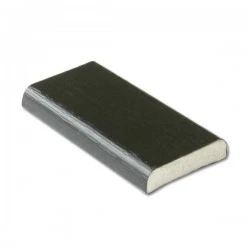 D-Section 25mm Window Trim Black Ash 5m D-Section 25mm Window Trim Black Ash 5m