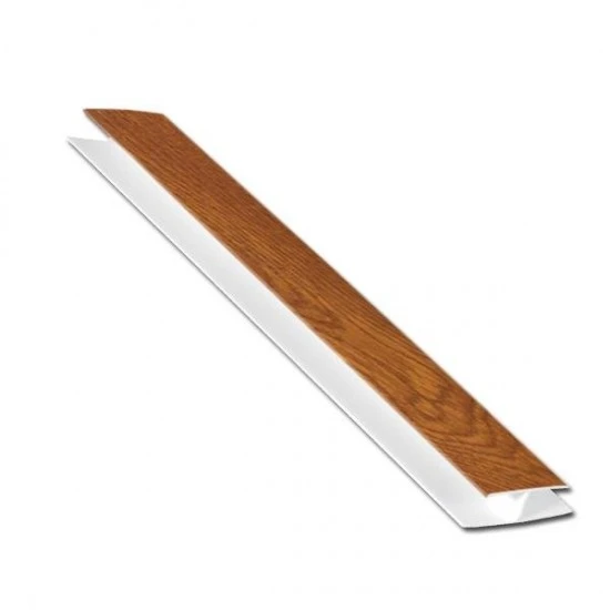  H-Section Soffit Joint Trim 5m Light Oak