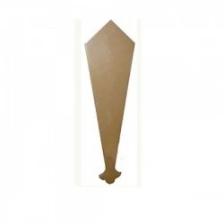 Gable Finial Plain Caramel