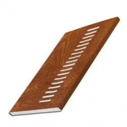 150mm Vented Soffit Flat Board Oak 