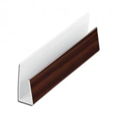 Mahogany J / Edge / Starter Trim - 10mm for Hollow Soffit Mahogany J / Edge / Starter Trim - 10mm for Hollow Soffit