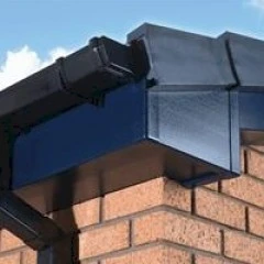 Blue fascia boards