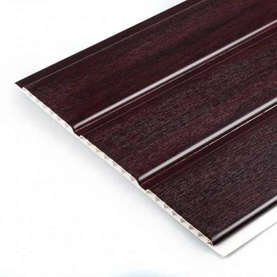 300mm Hollow Soffit Board Tongue & Groove - Rosewood - uPVC 300mm Hollow Soffit Board Tongue & Groove - Rosewood - uPVC