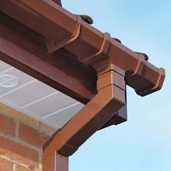 Brown fascia boards