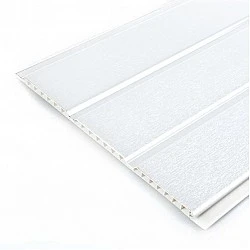 300mm Hollow Soffit Board Tongue & Groove - White - uPVC 300mm Hollow Soffit Board Tongue & Groove - White - uPVC