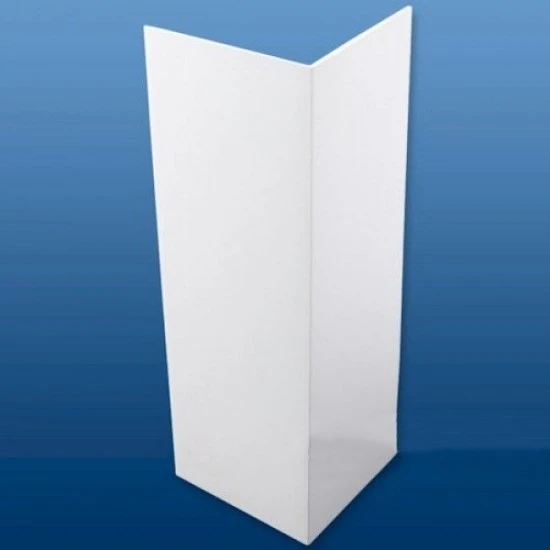 UPVC Plastic Corner Angle 100x100mm External Finishing Trim 1.8m