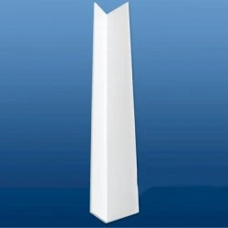 40mm (2mm) x 30mm (3mm) UPVC Plastic Rigid Angle 3m