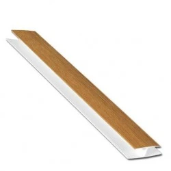  H-Section Soffit Joint Trim 5m Irish Oak