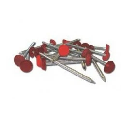 Red 30mm Plastic Head Top Pins - 250 Pieces