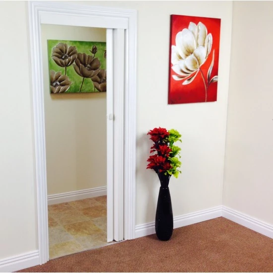 Rapid 880mm Folding Door - Plain White