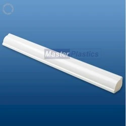 White Kestrel 18mm uPVC Ogee Quadrant