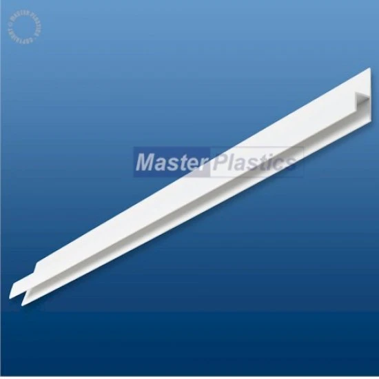 White Kestrel 9mm uPVC Flat Roof Edge Trim