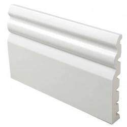 White Skirting Board PVC 125mm 5m