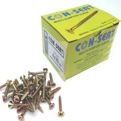 Con-Sert 4mm x 25mm Multipurpose Screws Con-Sert 4mm x 25mm Multipurpose Screws