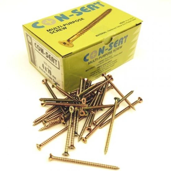 Con-Sert 4mm x 70mm Multipurpose Screws
