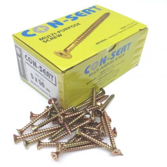 Con-Sert 5mm x 50mm Multipurpose Screws