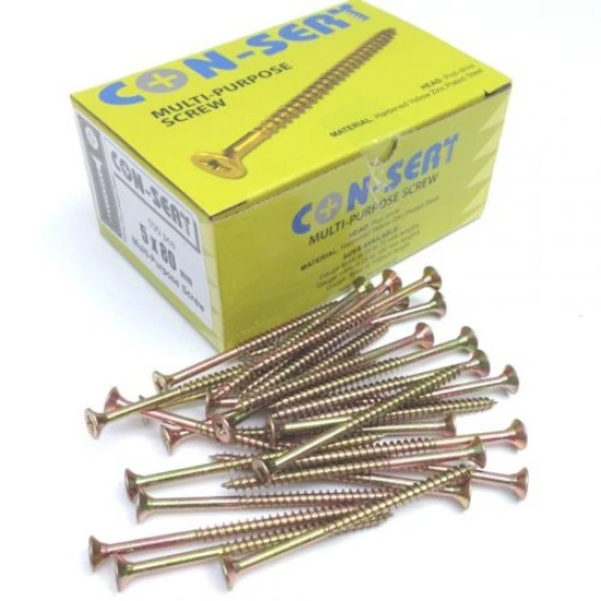 Con-Sert 5mm x 80mm Multipurpose Screws