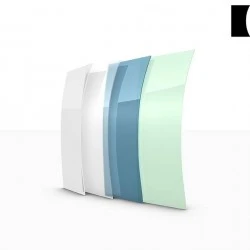 Concave End 6mm Acrylic Railing Infill Sheets