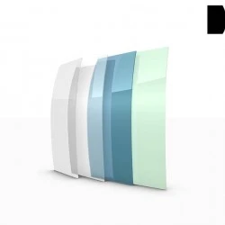 Convex End 6mm Acrylic Railing Infill Sheets