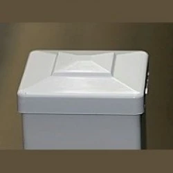 White Square Post Caps 95mm Bristol Bath | Hollow Fence Caps