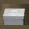 White Square Post Caps 95mm Bristol Bath | Hollow Fence Caps