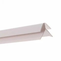 White External Corner Trim 8mm x 2.6mtr
