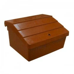 Gas Meter Box Brown Semi-Submerged