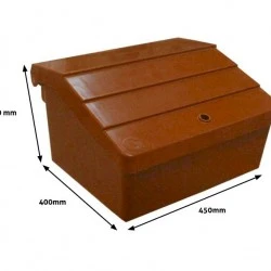 Gas Meter Box Brown Semi-Submerged