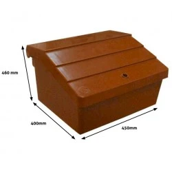 Gas Meter Box Brown Semi-Submerged