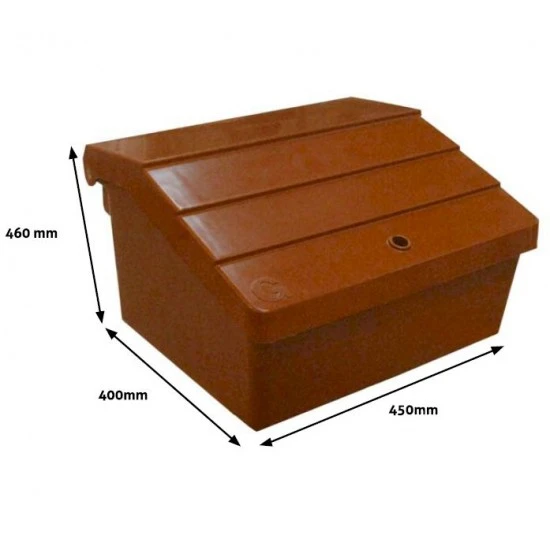 Gas Meter Box Brown Semi-Submerged