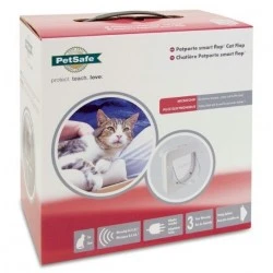 Pet Porte Microchip Smart Flap - WHITE - UK 100ef Pet Porte Microchip Smart Flap - WHITE - UK 100ef