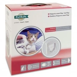 Pet Porte Microchip Smart Flap - WHITE - UK 100ef