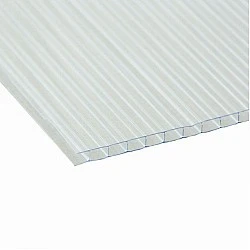 Clear Twin Wall Greenhouse Sheets 6mm X 610mm X 1220mm