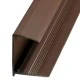 25mm Polycarbonate/ Sheet end Closures 2.1m - White or Brown