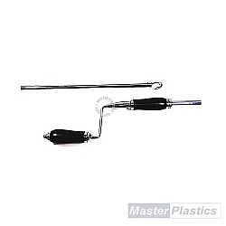 Extendable Roof Vent Handle Winder Chrome Effect